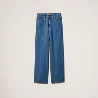 Miu Miu Five-pocket denim jeans