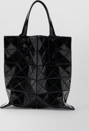 Bao Bao Issey Miyake lucent tote bag geometric design top handles