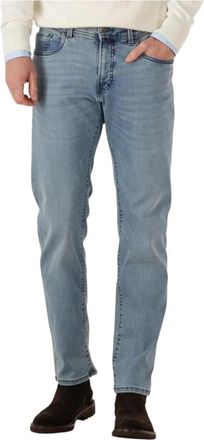 Pierre Cardin Jeans, Heren, Blauw, W38 L32, Denim, Lyon Tapered Jeans