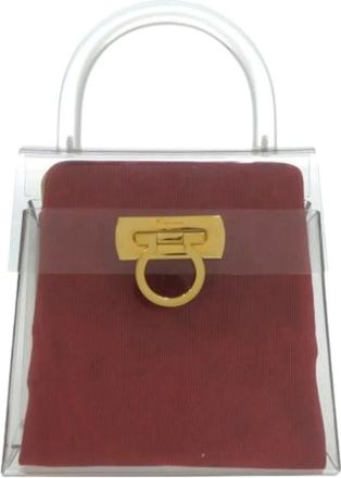 Ferragamo Pre-owned Handbags, female, Red, Size: ONE SIZE Pre-owned Handbag