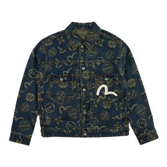 Evisu Hombre, Chaquetas, Azul, Talla: L