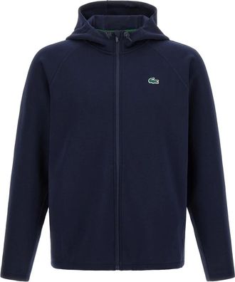 Lacoste Sweatshirt met rits - Heren - Sweatshirts & Hoodies - Blauw - Maat: XL Zijde