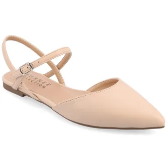 Journee Collection Women & apos;s SuperNatural Shades Martine Medium and Wide Width Flats