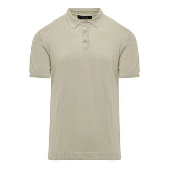 Bomboogie Polo de algod&oacute;n con cuello - Knitwear - Hombre - Beige - 3XL