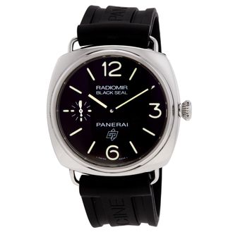 Officine Panerai Pre-owned Panerai Radiomir Hand Wind Chronometer Black Dial Mens Watch PAM00380