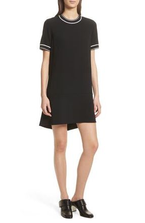 Rag & Bone Thatch Crepe Shift Dress in Blk at Nordstrom Rack, Size Xx-Small