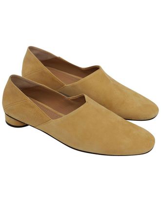 The Row Womens Suede Noelle Collapsible-Heel Loafer (Authentic Pre-Loved)