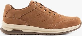 Hush Puppies Mens Hush Puppies JOSEPH Mens Leather Lace-Up Shoes Tan - Brown - Size: 10