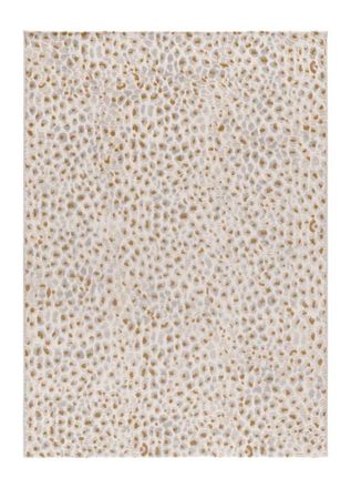 Atticgo Alfombra con relieve moderna gris/crema 160x230 cm