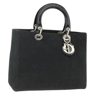 Dior Pre-owned Vintage Tote Bag - Dames - Vintage Handtas - Zwart - ONE Size - Nylon - Vintage