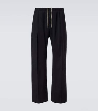 Plan C High-rise wide-leg pants