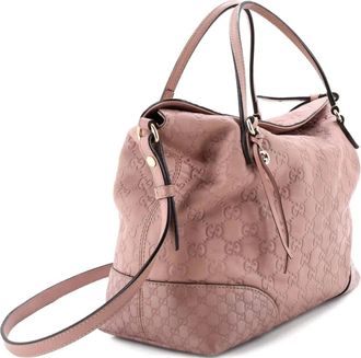 Gucci Bree Guccissima leren medium shopper - Beige