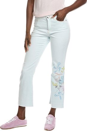 Marc Cain Embroidered White Jean