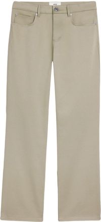 Ami straight-leg cotton trousers - men - Cotton - L - Neutrals