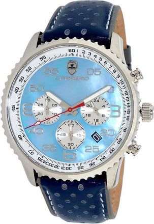 Torino Carrero Aureum Chronograph Tachymeter Blue Dial Mens Watch C1S7023-BU
