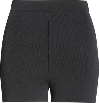 SKIMS High Waist Shorts in Obsidian at Nordstrom, Size Xx-Small