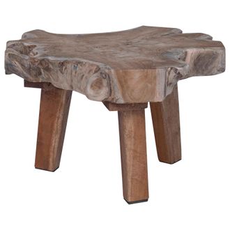 vidaXL Mesita De Noche Marr&oacute;n 40 X 40 X 25 Cm Madera S&oacute;lida Recuperada Vidaxl