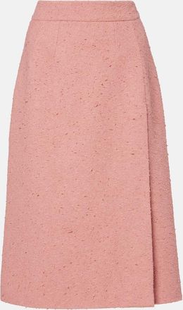 Dolce & Gabbana Cotton-blend tweed midi skirt