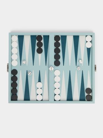Giobagnara Phileas Wood Miniature Travel Backgammon Set