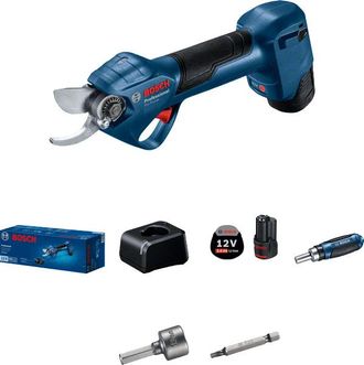 Bosch Pro Pruner Professional Tijera De C&eacute;sped Inal&aacute;mbrica 2,5 Cm 12 V I&oacute;n De Litio Negro, Azul - Bosch