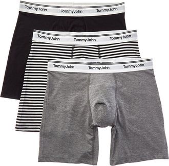 Tommy John Set Of 3 Signature 6In Boxer Brief