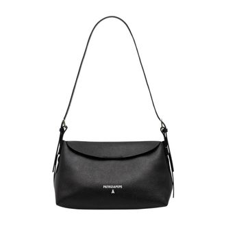 Patrizia Pepe Dames, Tassen, Zwart, Maat: ONE Size Leer