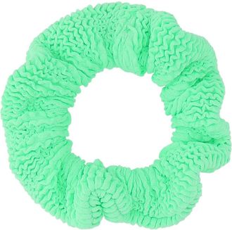 Hunza G Green Fabric Scrunchie