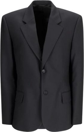 Balenciaga Blazers, female, Black, Size: S Classic Single Breasted Blazer