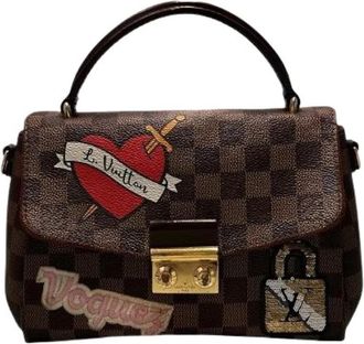 Louis Vuitton Pre-owned Croisette Damier 2way Bag - Dames - Vintage Handtas - Bruin - ONE Size - Vintage