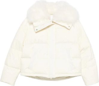 Yves Salomon Fur-trim Puffer Jacket