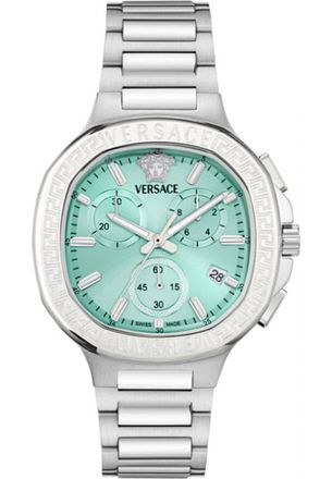 Versace Womens VEVCA0324 V Chrono Watch - Silver - One Size