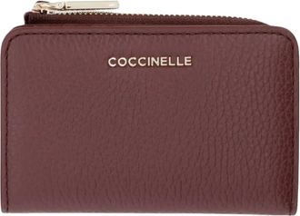 Coccinelle MW5 Metallic Soft Wallet - Accessories - Mujer - Marr&oacute;n - ONE SIZE