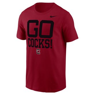 Nike Mens College (South Carolina Gamecocks) Short-Sleeve T-Shirt in Red | M11332P963SCAR-CRM