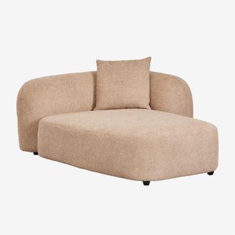 Sklum Sklum - M&oacute;dulo Chaise Longue Derecho Para Sof&aacute; Modular En Chenilla Coco
