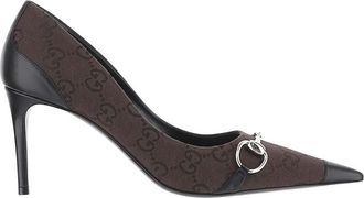 Gucci Brown Color Block Pumps