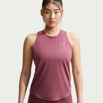 Nike Womens Swift Dri-FIT Running Tank Top in Red | IU1033-654