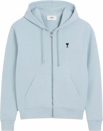 Ami De Coeur Hoodie met Rits - Heren - Vesten met rits - Blauw - 3XL - Katoen - Hoodies & sweatvesten