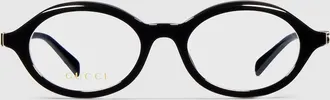 Gucci Oval Optical Frame, Black