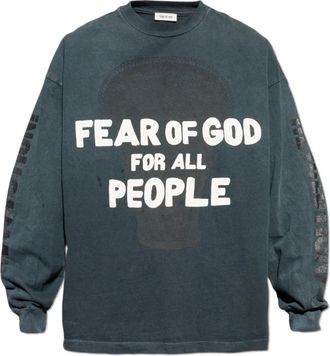 Fear of God Sweatshirt - Heren - Sweatshirts - Grijs - M - Katoen - Hoodies & sweatvesten