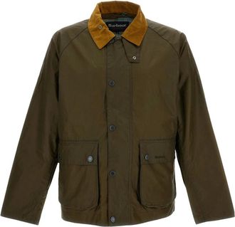 Barbour Light Jackets, male, Brown, Size: L Modern Bedale Wax Jacket