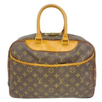 Louis Vuitton Pre-owned Handbags, female, Brown, Size: ONE SIZE Pre-owned Canvas Handbag
