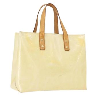 Louis Vuitton Pre-owned Vintage Handtas van Lakleer - Dames - Vintage Shopper - Beige - ONE Size - Leer - Vintage