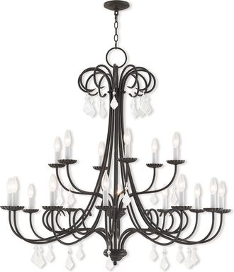 Livex Lighting Livex Daphne 18 Light Ebz Foyer Chandelier