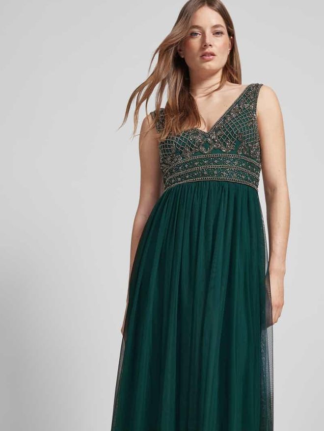 Lace Beads Abendkleid mit Perlen- und Ziersteinbesatz ab 99,99