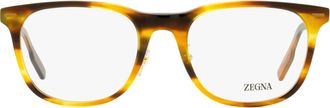 Ermenegildo Zegna EZ5248-H Rounded Acetate Eyeglasses - Brown