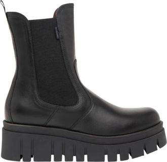 Nero Giardini Schoenen, Dames, Zwart, 40 EU, Stijlvolle enkellaarsjes voor vrouwen