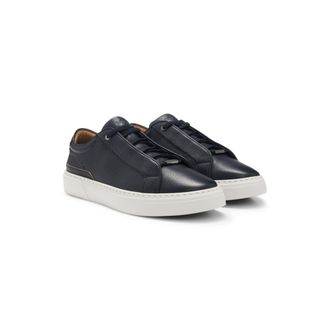 BOSS Gary trainers in grained leather