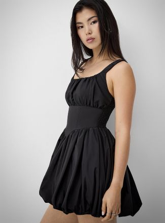 Icone Womens Balloon bustier minidress