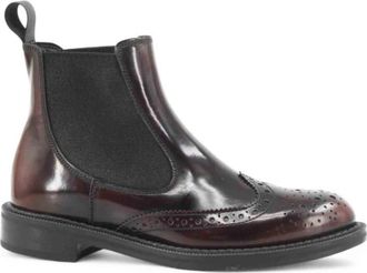 Frau Chelsea Boot - Dames - Chelseaboots - Rood - 38 EU - Leer - Schoenen