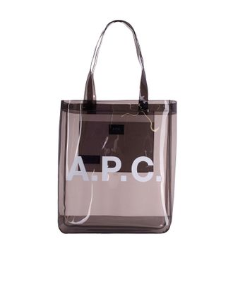 A.P.C. Lou Tote Shoulder Bag in Anthracite